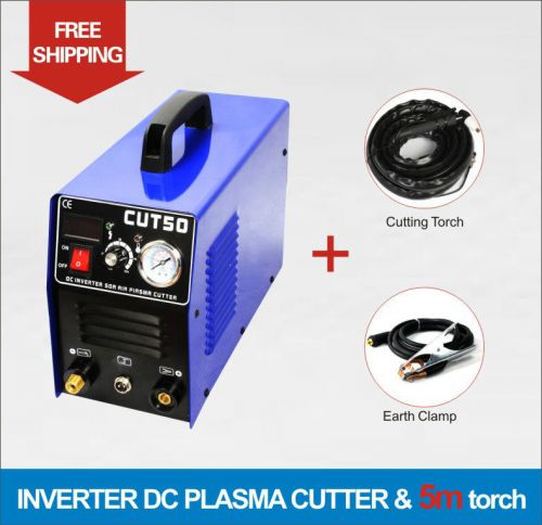 TOSENSE 110V/220V 50A plasma cutter CUT50 $ 5M PT31 Cutting Torch &amp; consumables