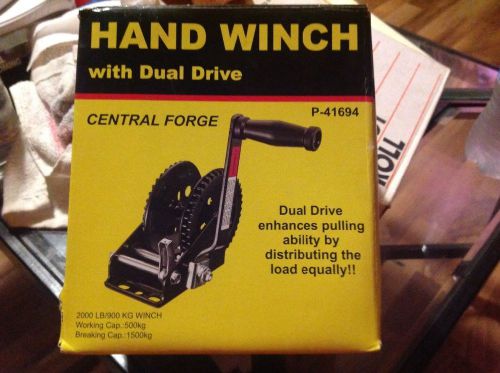 Hand Winch with Dual Drive By Central Forge
