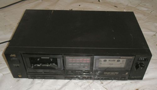 JVC TD-W303 Double Cassette Deck - Door Missing.