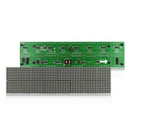 64x16 Dot Matrix LED Module 3.75-Unit Board Display Screen 304x76mm HPP