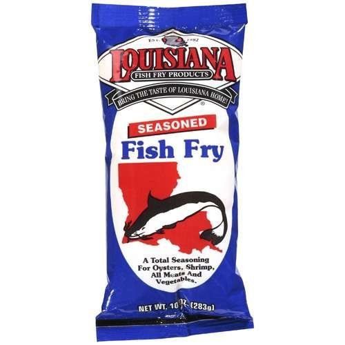 Louisiana Fish Fry Products Seasoned Fish Fry - SIX 10oz packages