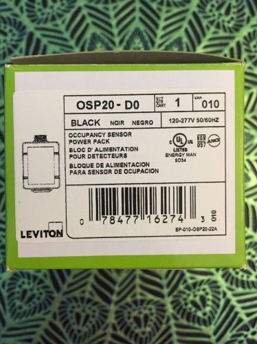 LEVITON OSP20-0D0 OCCUPANCY SENSOR POWER PACK, 120/277 VAC NEW in BOX