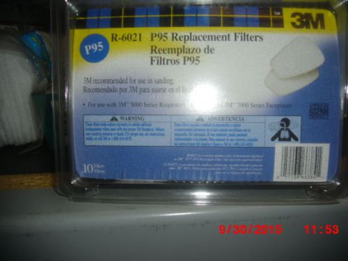 R6021 P95 3M Respirator FiltersCASE of 50 cartridgesFREE SHIPPING