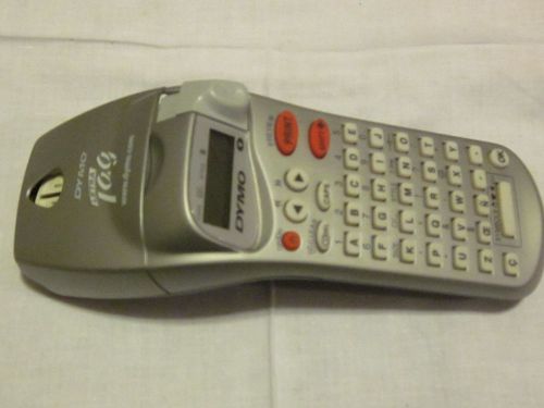 Dymo Letra Tag Handheld Label Maker-Ues 6 AA Batteries-Included-No labels