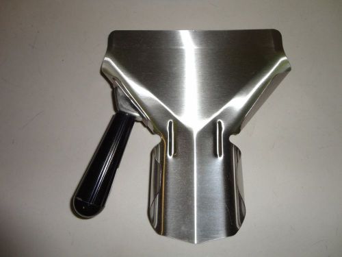 New metal left handed fry scoop commercial french fry bagger, left handle for sale