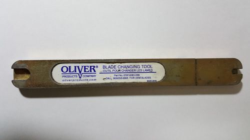 Oliver Blade Changing Tool