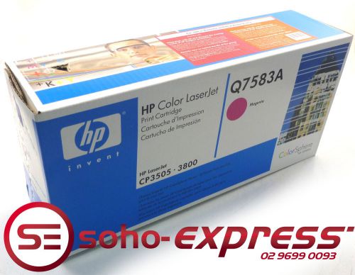 HP GENUINE MAGENTA TONER CARTRIDGE Q7583A LASER JET CP3505 3800