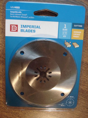 Imperial blades mm450,universal fit 4 inch hi spd steel circ/oscill saw blade for sale