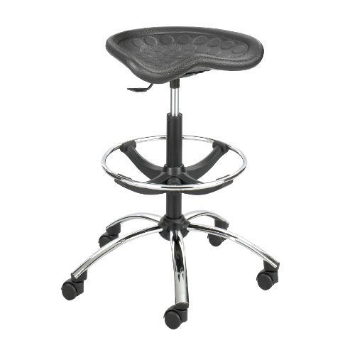 Safco Products 6660BL SitStar Stool Chrome Base for use with SitStar Back (sold