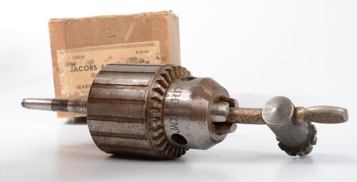 Jacobs Drill Chuck 6A 33 Taper Cap. 0-1/2 With Key and 1/2 shank MT0 Box