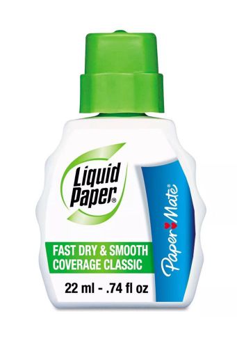 Paper Mate Liquid Paper Correction Fluid 22ml Smooth