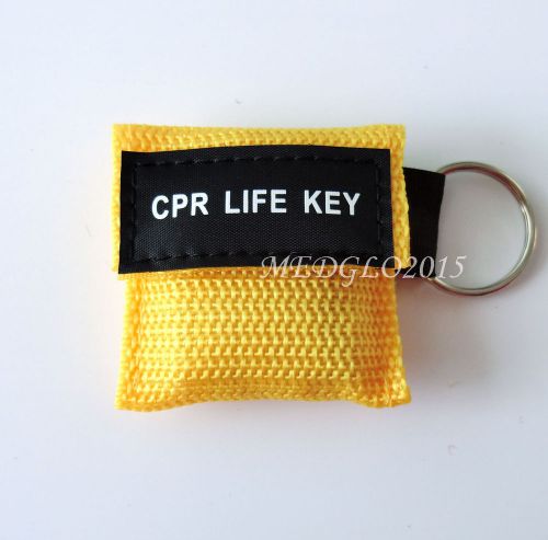 1CPR MASK KEYCHAIN WITH CPR FACE SHIELD AED SS12649