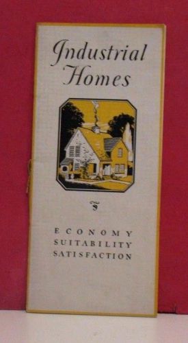 Aberthaw Construction Company Industrial Homes for Workers Catalog/Brochure-1921