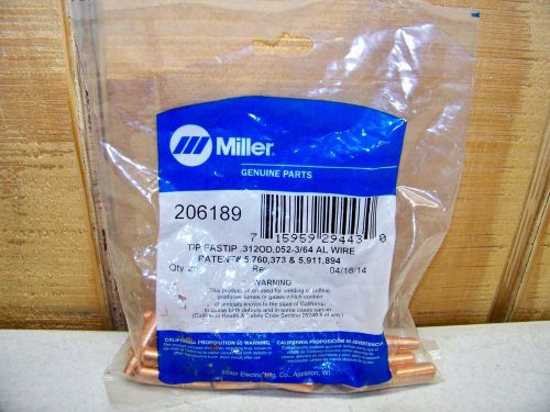 Miller 206189 Fastip Welding Contact Tips Pack of 25 .052-3/64