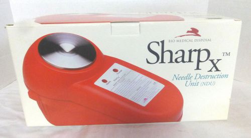 Sharpx needle destruction unit portable bio medical disposal fda approved safe for sale