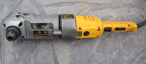 Dewalt 1/2 inch 13mm heavy duty electric right angle drill dw124 with orig case for sale
