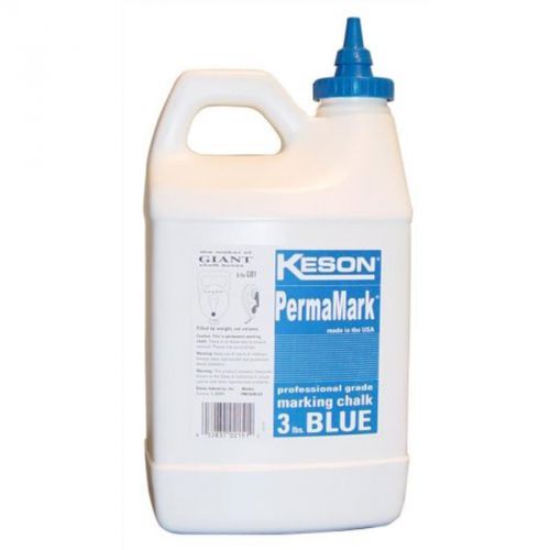 Blue permamark chalk keson industries chalk lines pm103blue 052837021512 for sale
