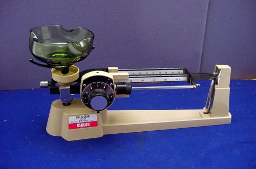 Dial-o-gram ohause 2610g laboratory triple beam balance scale - nice condition for sale