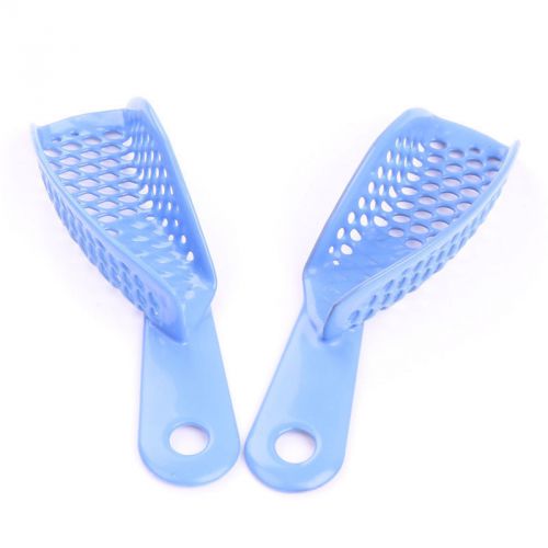 20 PCS Dental Autoclavable Plastic Steel Impression Trays Supply Quadrant Type
