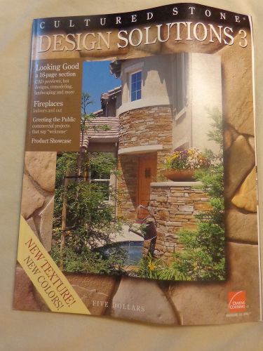 Cultured Stone Design Solutions 3 Owens Corning Brochure Innovations for Living
