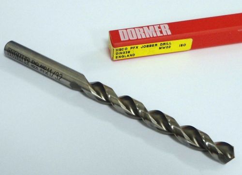 DORMER Cobalt Jobber Length Drill Bit 11/32&#034; 0.3438&#034; 130 Deg A907 [471]