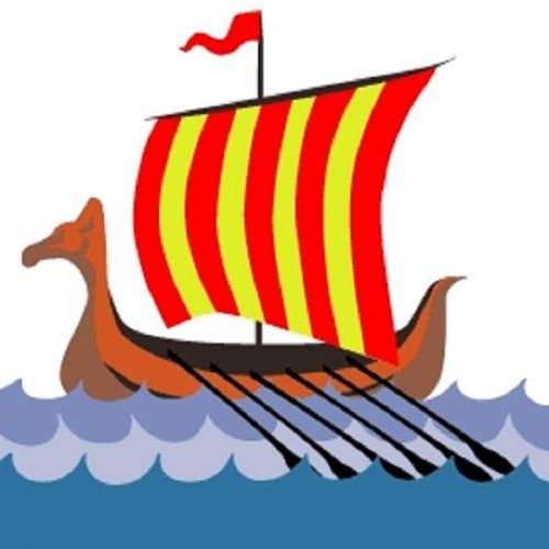 30 Custom Viking Ship Art Personalized Address Labels