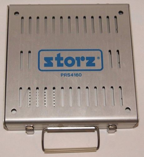 Storz PRS4160 Sterilization Case Box &amp; Inner Tray 8&#034;x8&#034;x1.75&#034; Autoclave PRS 4160