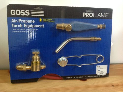 Goss kp-115 air propane soldering torch kit lp regulator and bp-15pm tip for sale