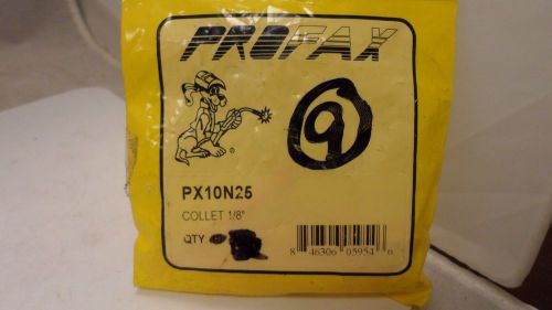 9 New Profax PX10N25 1/8 Collet