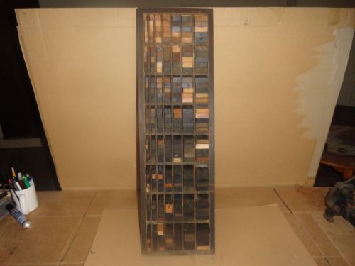 Vintage Nice Hamilton Letterpress Small Furniture Cabinet w/Furniture
