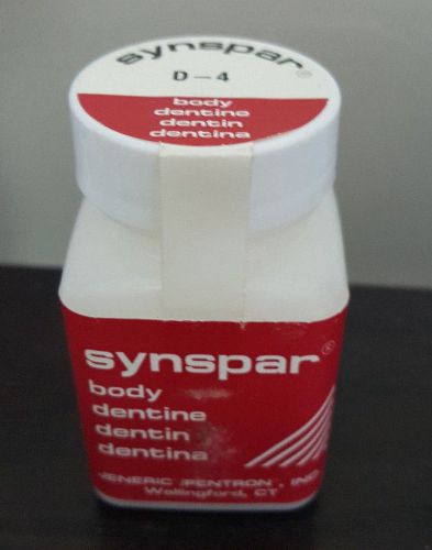 Synspar Body Dentin Shade D4 Brand New 1 Ounce Unopened Bottle