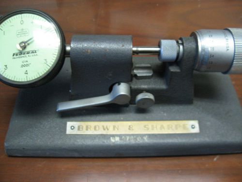 B &amp; s- bench micrometer/comparator-model 245(0- 0.5&#034;)-no case item 86 for sale