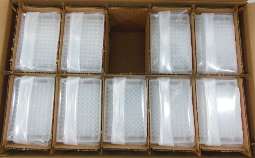 Axygen p-dw-11-c 1.1ml 96 well clear round bottom deep well plate 45 plates for sale