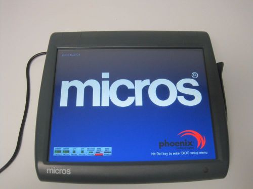 Micros Workstation 5A System Unit POS Terminal Unit 400814-101F - No Hard Drive