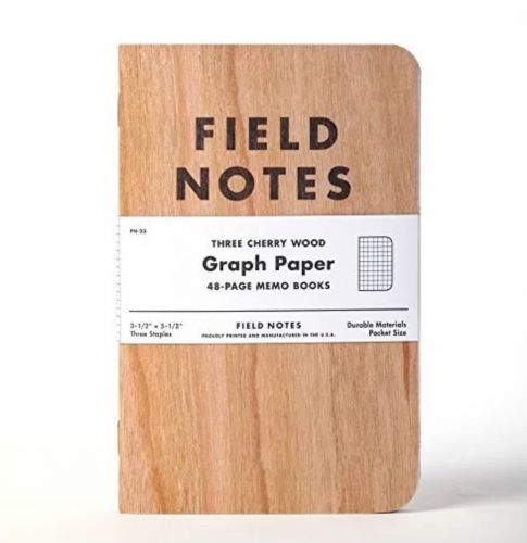 Field Notes Cherry Graph 3-Pack New