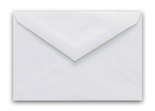 A7 White Envelopes, Pointed Flap 5 1/4&#034; x 7&#034; 1/14&#034; - 100 pack