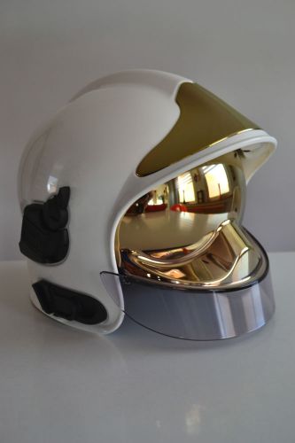 Msa gallet f1sf25 b3b fire helmet feuerwehrhelm casco de bombero pompiers new ! for sale