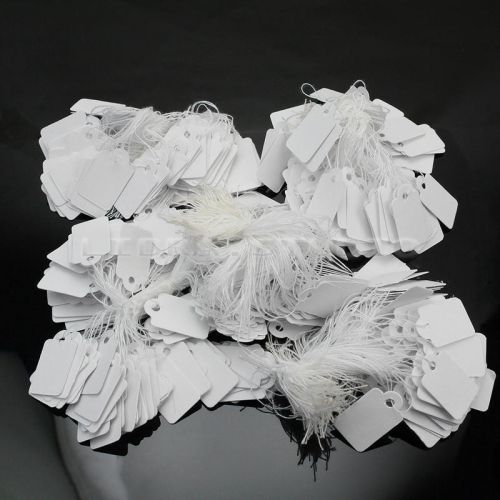 1 bag 475-525 paper label tie string price tag tags display 1.02x0.59&#034; for sale
