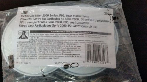 3M Particulate Filter 2000 Series P95 Filter 2071 NEW
