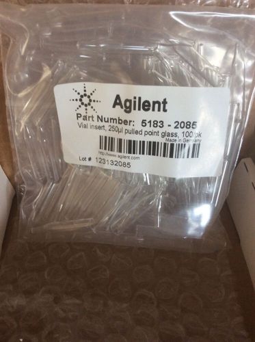 Agilent Technologies Microvolume Inserts 5183-2085 Glass Inserts 100ul 100pk