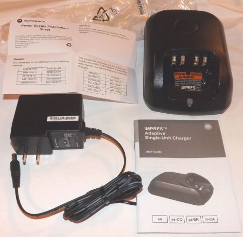 2 Motorola Impres Charging Base &amp; Power Pack WPLN4243A &amp; ML18-8140100-A1