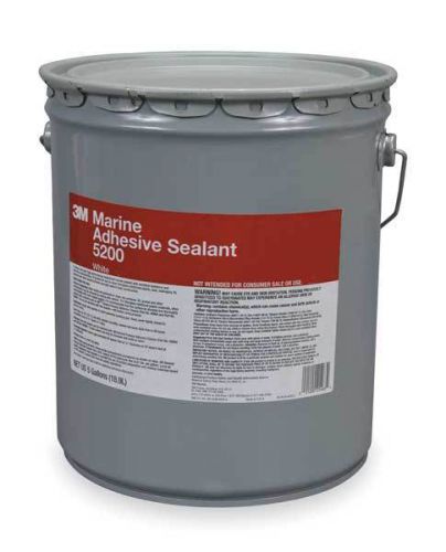 3M (5200) Marine Adhesive Sealant 5200 White, PN21463, 5 Gallon Pail