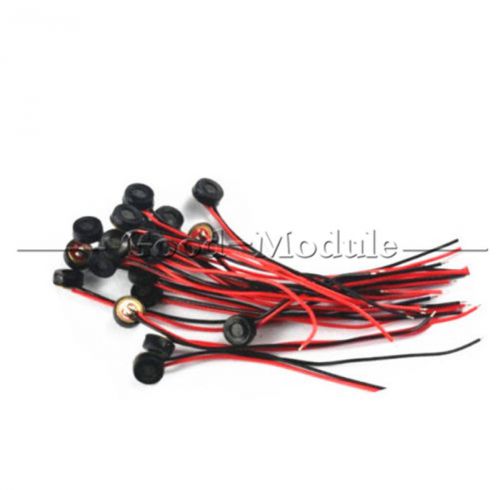10PCS 4*1.5mm Electret Condenser Microphone MIC Capsule 2 Leads New GM