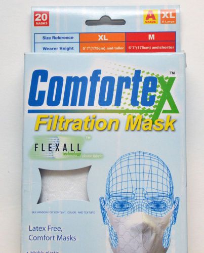 Comfortex and High Filtration Efficiency Face Masks Flexall Technology 40 pcs XL