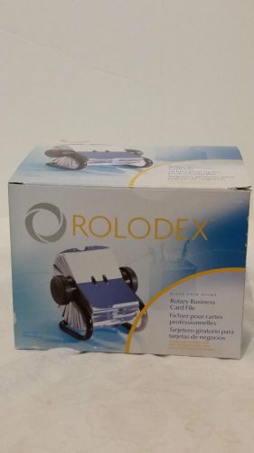 Rolodex Rotary Business Card File 200 Sleeved Cards 67236 New In Open Box