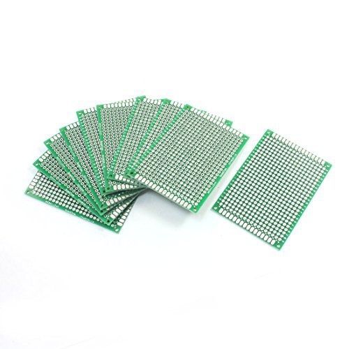 Uxcell? 10pcs double sided protoboard prototyping pcb board 5cm x 7cm for sale