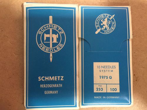 Schmetz 1975 G, 250 / 100 Sewing Machine Needles (Pack of 10 needles)