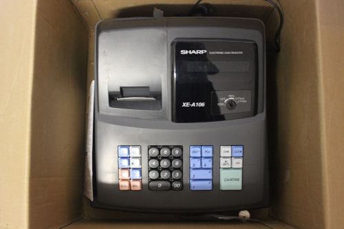 SHARP XEA106 Gray Electronic Cash Register