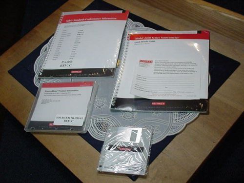 Keithley Model 2400 SourceMeter Manual&#039;s &amp; Software Quick Results &amp; Support etc.