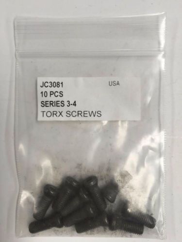 YG1 JC3081 SERIES 3-4 TORX SCREWS PACK OF 10    Allied Torx Screws SPADE